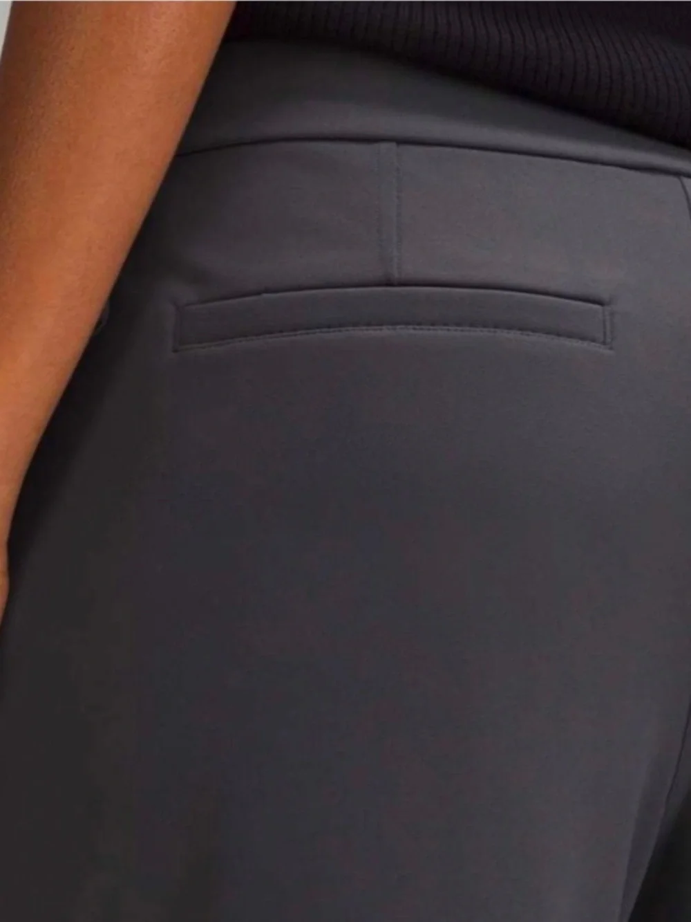 Lululemon Tapered-Leg Mid-Rise Pant Luxtreme Black Women’s Size X-Large‎